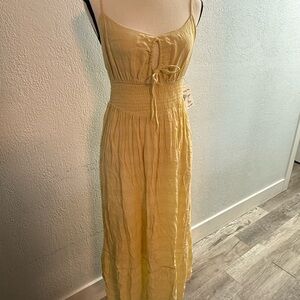 Chic Yellow Maxi Dress